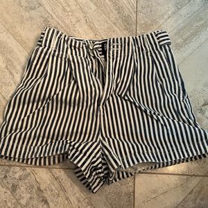 BDG super high waisted stripped shorts Urban Outfitters